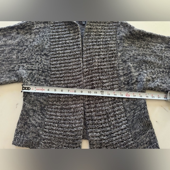 Bebe Black/White Heather Cardigan Sz. M - Picture 6 of 7